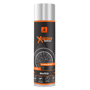 Lakier do Felg Akrylowy w Aerozolu - 500ml, Srebrny z Metalicznym Efektem