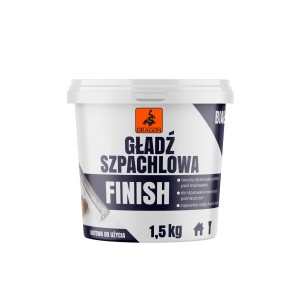 Gładź Szpachlowa Wykończeniowa do Wnętrz 1,5 kg - Gotowa do Użycia Finish