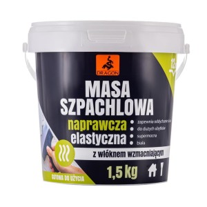 Masa Szpachlowa Elastyczna Naprawcza 1,5 kg - Gotowa do Użycia Wzmacniana