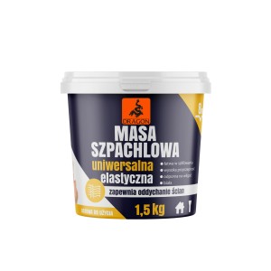 Masa Szpachlowa Elastyczna 1,5 kg -Uniwersalna Gotowa do Użycia i Malowania