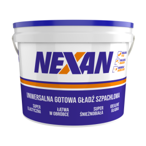 Gładź Szpachlowa Gotowa Do Użycia 20kg - Uniwersalna, Super Biała, Wydajna