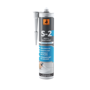 Akryl Sanitarny Elastyczny 280 ml Malowalny, Odporny na Pleśń i Grzyb