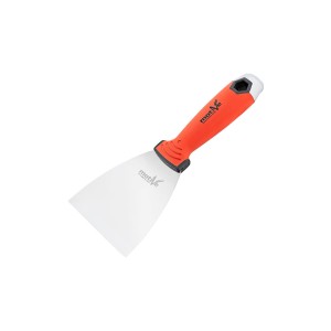 Szpachelka Ergonomiczna GRIP 100mm z Ostrzem Stalowym i Gumowanym Uchwytem