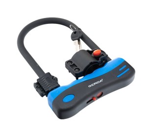 Zapięcie Rowerowe GERDA Obustronnie Ryglowane Jarzmo 14mm + 2Klucze, Uchwyt