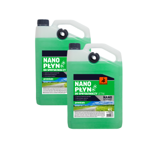 Letni Nano Płyn do Spryskiwaczy Premium o Zapachu Cytrynowym 8L z Lejkiem