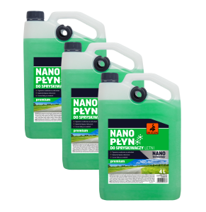 Letni Nano Płyn do Spryskiwaczy Premium o Zapachu Cytrynowym 12L z Lejkiem