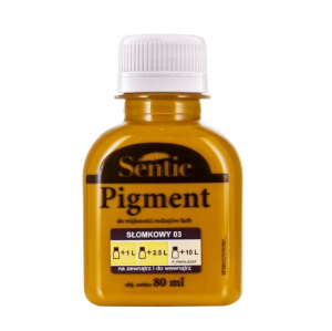Pigment Akrylowy do Farb Wewnętrznych i Zewnętrznych SŁOMKOWY D03 - 80 ml