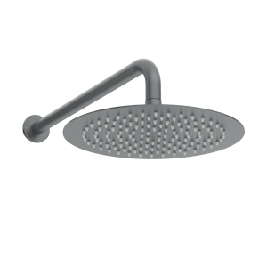 Deszczownica Prysznicowa Okrągła z Gumkami 250mm BALNEO Cascade 1 Gun Metal