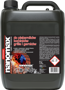 Środek Czyszczący do Piekarników Kominków i Grilli NANOMAX 5L - Seria PRO