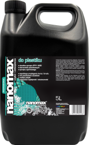 Środek Płyn do Czyszczenia Plastiku NANOMAX - Obudowy RTV AGD, Zabawki 5L