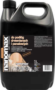 Płyn do Pielęgnacji Podłóg Drewnianych i Panelowych NANOMAX 5L PROFESSIONAL