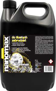 Płyn do Tłustych Zabrudzeń Gęsty Pieniący NANOMAX 5L Seria PROFESSIONAL