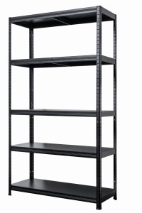 Regał Magazynowy Do Piwnicy 180x80x40cm CZARNY- 5 Półek, C.Obciążenie 650kg