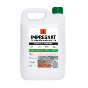 Impregnat Do Podłoży Mineralnych 5L Bezbarwny, Hydrofobowy, Zewnętrzny