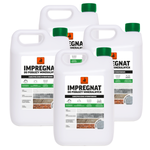 Impregnat Do Podłoży Mineralnych 4x5L Bezbarwny, Hydrofobowy, Zewnętrzny