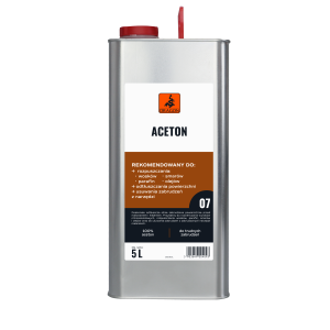 Aceton Techniczny - Odtłuszczacz Rozpuszczalnik Zmywacz 5L Dragon Puszka