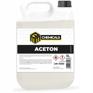 Aceton Czysty Pierwotny >99,8% 5L - Rozpuszczalnik, Zmywacz, Odtłuszczacz