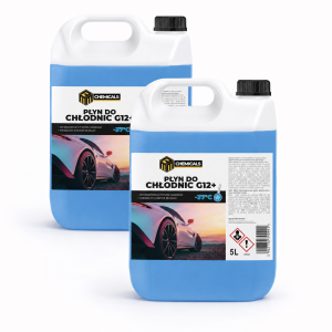 Płyn do Chłodnic 2x5L G12+ - Nie Zamarza Przy -37°C, Zapobiega Korozji