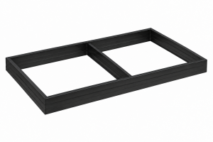 Półka do Regału Praktik 120x45cm - Zestaw 5 Metalowych Elementów Konstrukcyjnych 