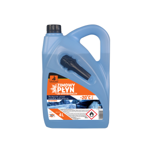 Zimowy Płyn Do Spryskiwaczy -20°C Bezbarwny 4L Z Lejkiem, Orange Soda